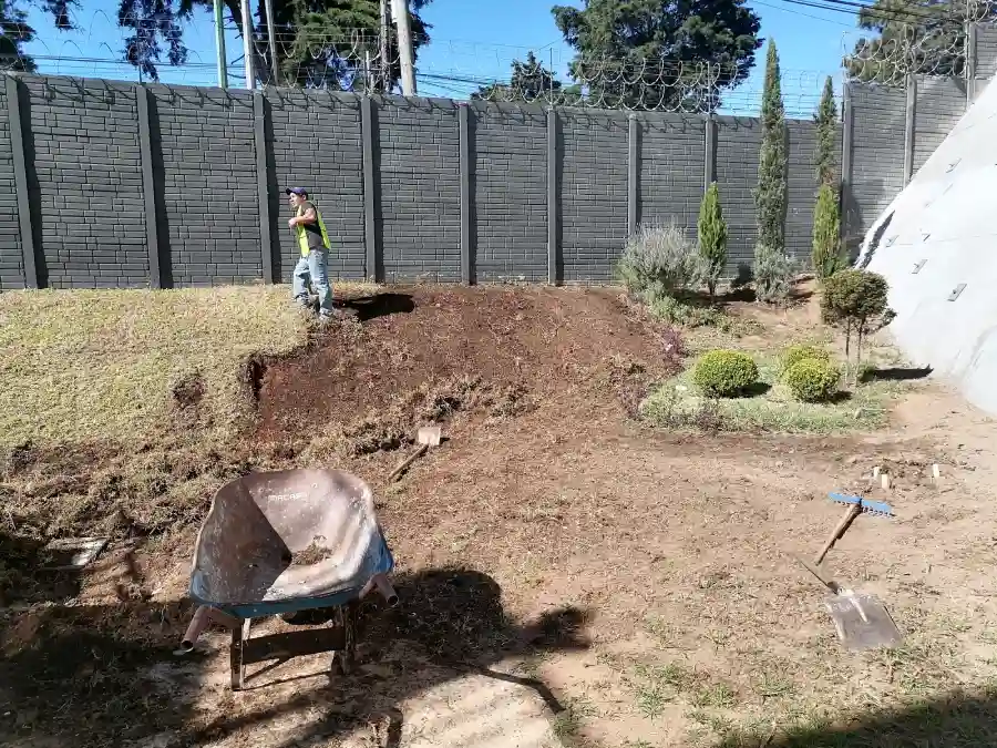 Instalación de grama americana